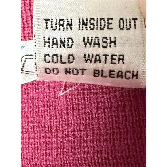 Chaus Vintage Cranberry Knit Pleated Skirt size Medium - Picture 4 of 9